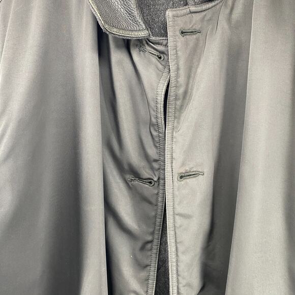 SULKA Jacket Womens 42 Quilted Wool Alpaca Nylon Reversible Barn Car Coat Gray - Picture 9 of 16